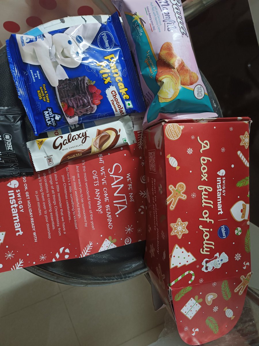 TheMutta435's tweet photo. Thank you Santa @SwiggyInstamart https://t.co/kctrjeuL2U