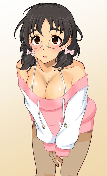 スキあり?いや胸元はみっちみちで隙の無い風香ちゃん 