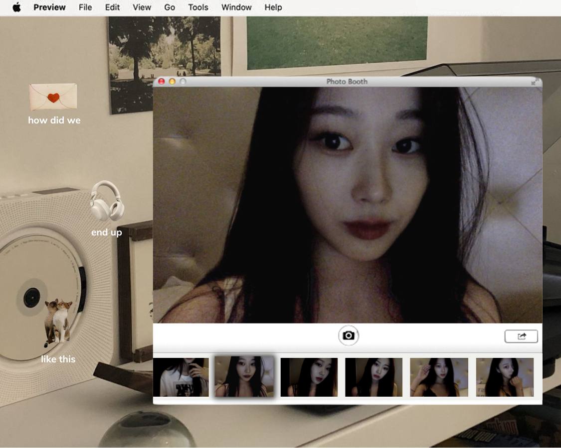 — kariselle (ft. ningrina) au —

: "how did we end up like this?"