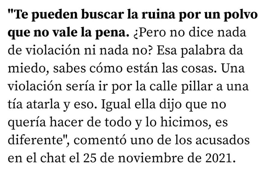 laraveidt's tweet photo. Y luego decís que no existe la cultura de la violación y fingís no saber qué es. Aquí un ejemplo bien claro: https://t.co/AOun1sTZYq