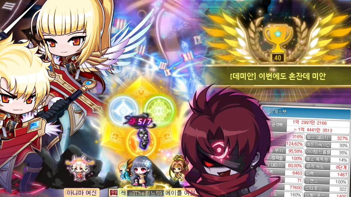 x3TheAran59's tweet photo. MapleStory Zero Lv270 F2P 38k STR Solo HARD Damien CLEAR!! Liberation Mission CLEAR!! https://t.co/h8wZZCIsK4
#λ©μ΄νμ€ν 리 #MapleStory #MapleStorySAVIOR https://t.co/Isj8o3g34I