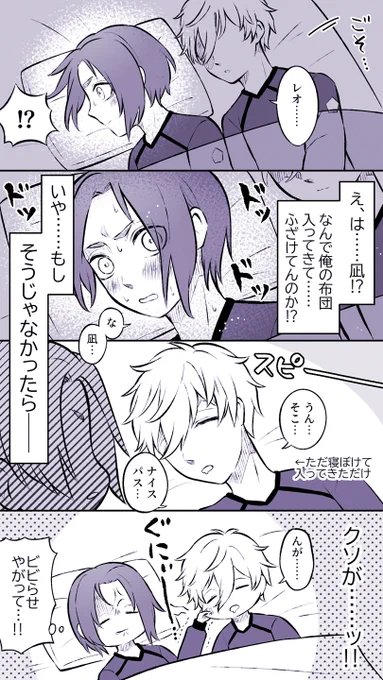 一緒の布団で眠るなぎれお/ngro 