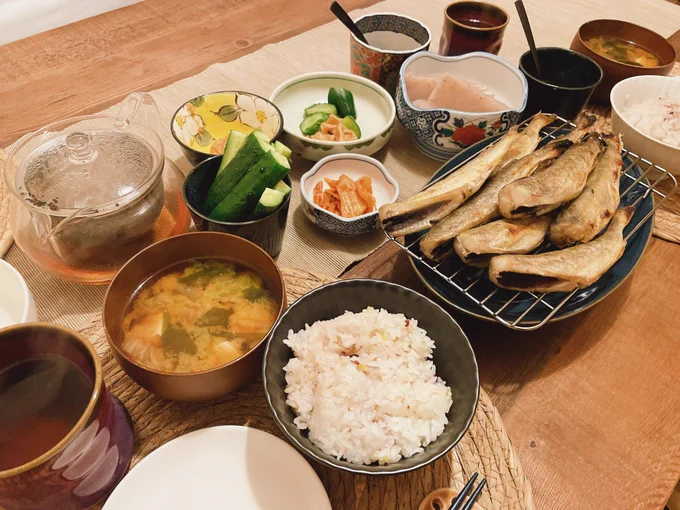 夜ご飯いただきます。 
