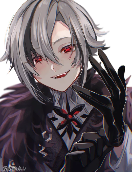 #今年も残りわずかなのでお気に入りの4枚を貼る スカラマシュのこういう表情描くのとても好きや… 
