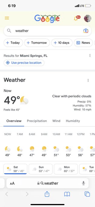 49 degrees in Miami! South fl Christmas weather is here😋 good morning gang I wish everyone a safe and<a href="/tag/miami"class="tags"><span>#miami</span></a><a href="/tag/weather"class="tags"><span>#weather</span></a><a href="/tag/christmas"class="tags"><span>#christmas</span></a><a href="/tag/southflorida"class="tags"><span>#southflorida</span></a><a href="/tag/col"class="tags"><span>#col</span></a>