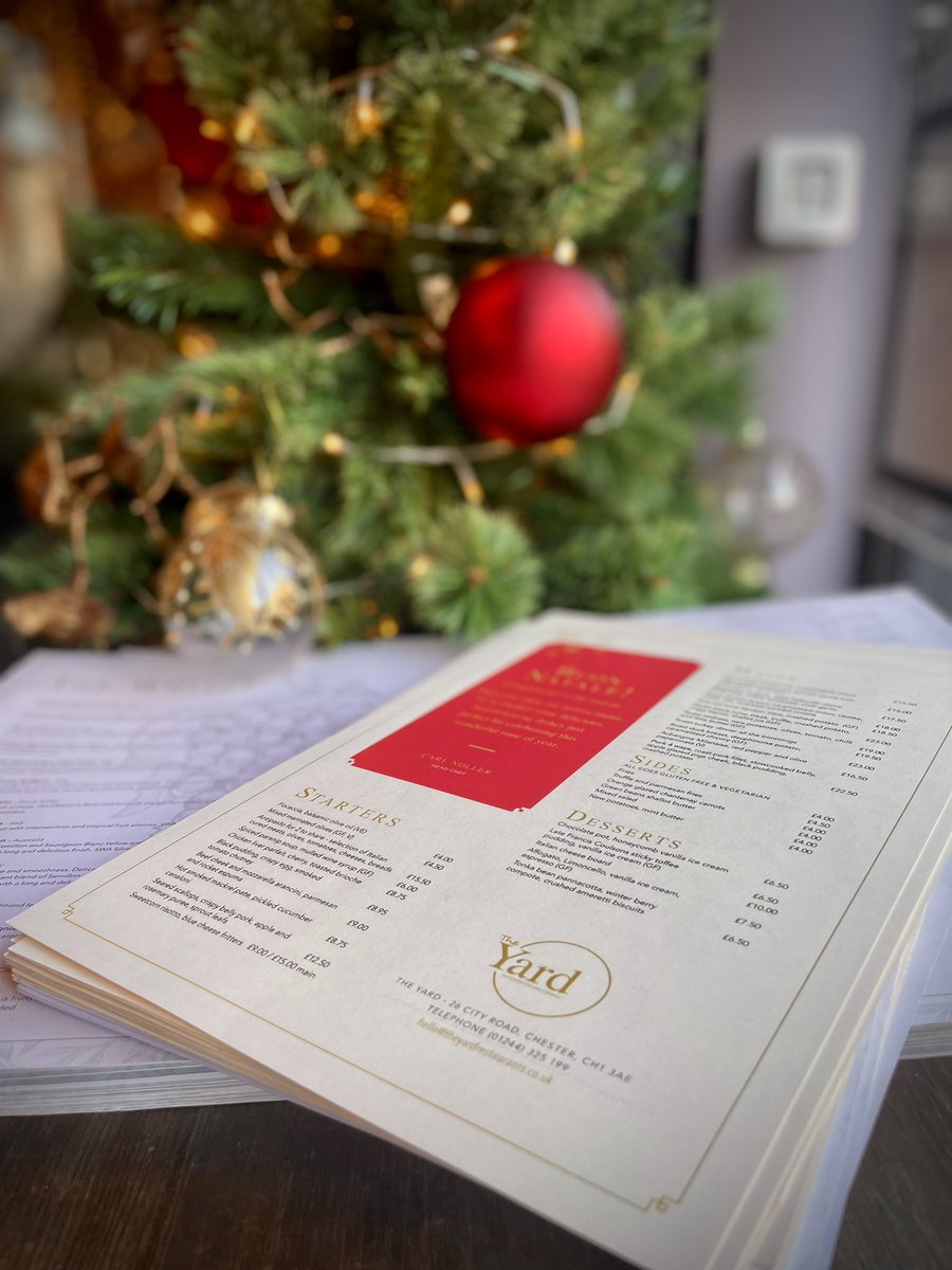 Last minute Christmas shopping calls for lunch and wine 👀🍷

We’re open from 12pm, give us a call to book or visit our website: theyardrestaurants.co.uk 🎄✨