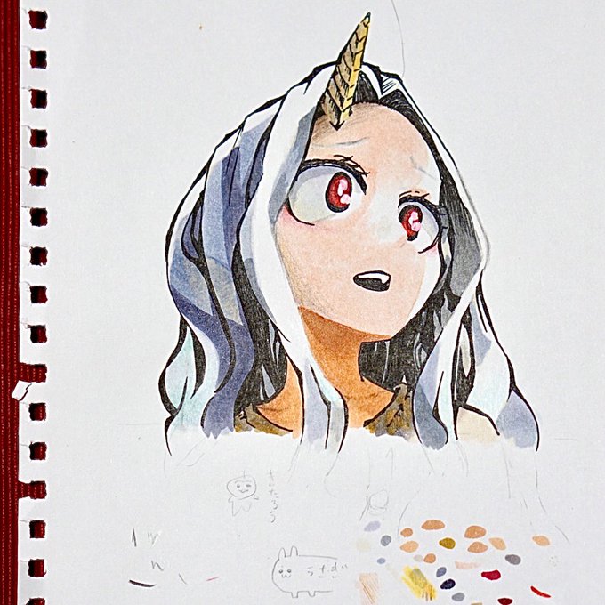 12歳、百均のコピックもどきを買い込んできて落書きするの楽しそうなんですけど、普通にうまいのでビビる。 