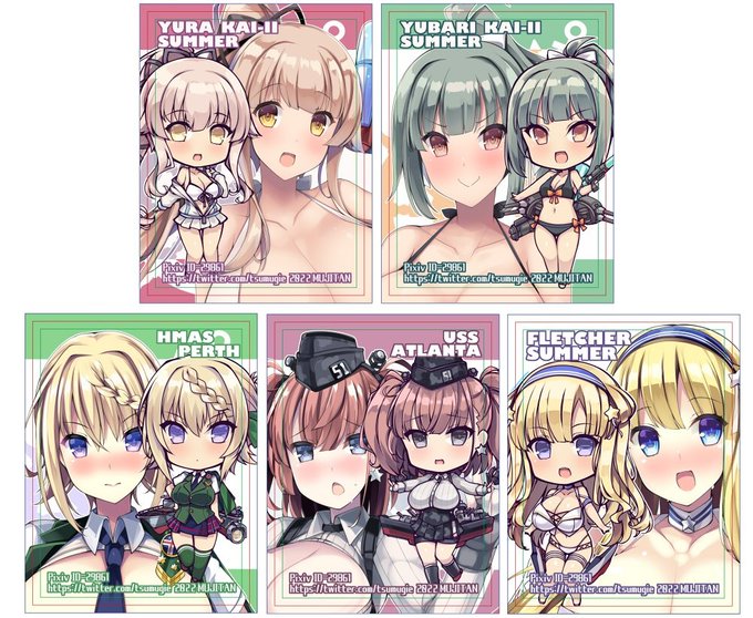 【冬コミ新作】軽巡洋艦SDアクリルキーホルダー #艦これ #C101 #おっぱい #夕張 #由良 #パース(艦隊これくしょん) #アトランタ(艦隊これくしょん) #フレッチャー(艦隊これくしょん) https://t.co/hC5zvWzz0v 