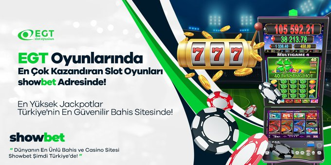🎰🍀Showbet #EGT Oyunlarında 

🎀🎇En Çok Kazandıran #SLOT Oyunları Seni Bekliyor !

💚TIKLA KAZANMAYA BAŞLA bit.ly/SHOWBET