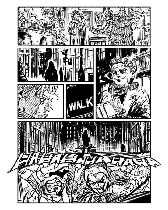 ゴッサムのクリスマス 1/2
#MerryChristmas 
#漫画が読めるハッシュタグ 