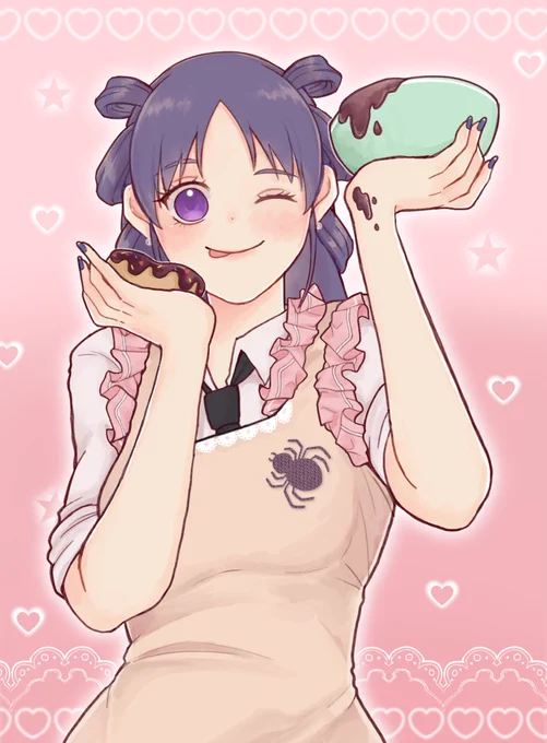 ช่วยเลือกสีผ้ากันเปื้อนหน่อยงับ หรือเสนอสีอื่นก็ได้นะคะ 