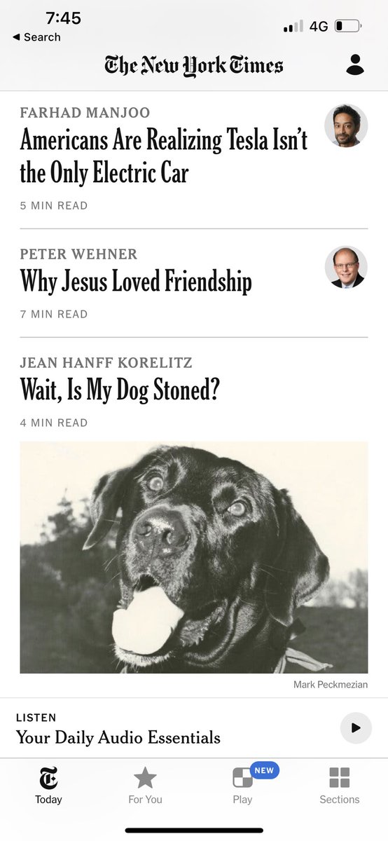 The ⁦<a href="/nytimes/">The New York Times</a>⁩ really pulling out all the stops to provide variety!