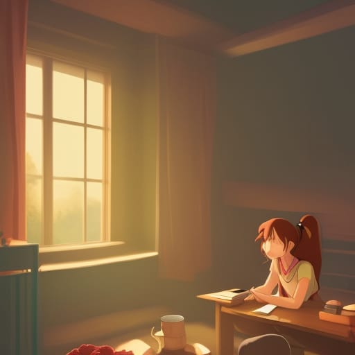 Driggon's tweet photo. "The LoFi-Girl explained to an AI - made with @NightCafeStudio 
#aiart #nightcafe #digitalart #LoFiHipHop @lofigirl https://t.co/qUGCDAKf8l https://t.co/2joRwJEi8c