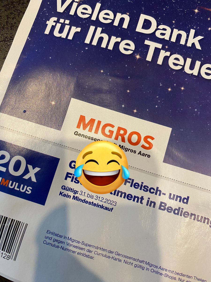 csiwyler's tweet photo. @migros Super … 😂 https://t.co/eUCvAxXYJi