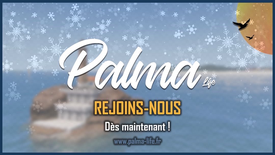 Palma_Life's tweet photo. Palma-Life 📸

Ouverture 26 décembre dès 18H ! 🥳

Hésiter pas à nous rejoindre pour suivre l'avancée du serveur ! 📲

🔗 Vitrine : https://t.co/Sb0Diiiqs7
🔗 Discord : https://t.co/WApBTGzQzU
🔗 FaceBook : https://t.co/CmvRNr0AYz https://t.co/3te2VTGrT4