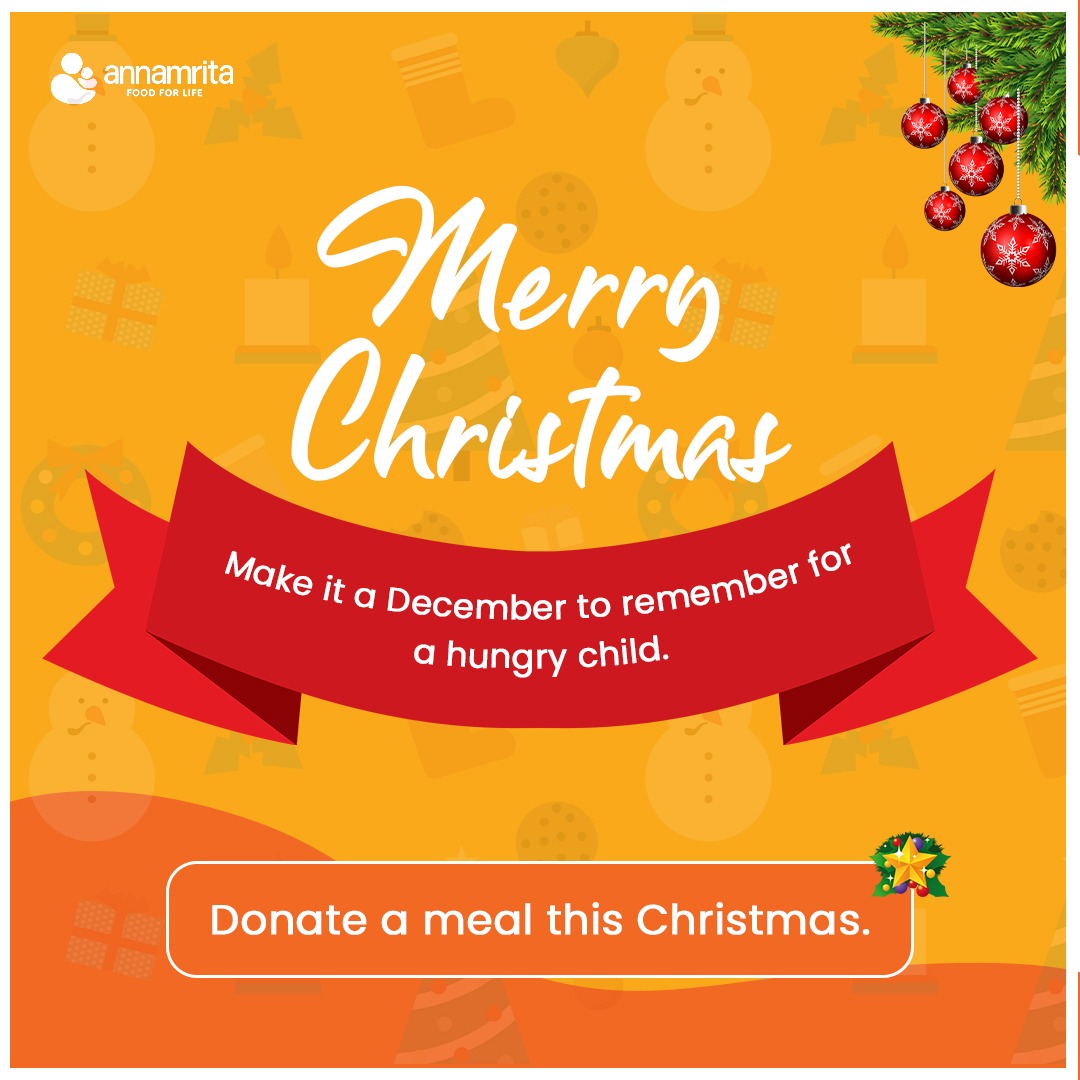 FoodForNationI's tweet photo. Bring the joyful vibes of #Christmas into the life of people missing out.

Your generous donation can feed lakhs of hungry and malnourished children in India. Contribute at https://t.co/3eV3cpbixL

#ChristmasEve #NewYear #NewYear #donate https://t.co/OdPt3sZmyA