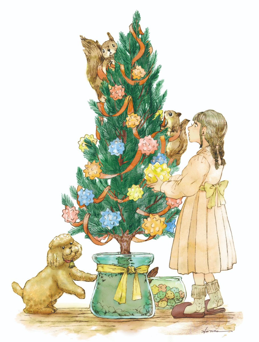 「素敵なクリスマスをお過ごしください『Sugar plam』 シャープペンシル/P」|渡邊 春菜のイラスト