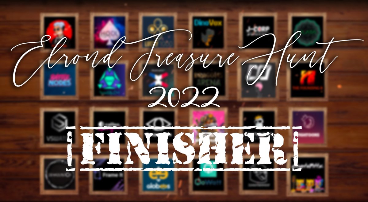 All finishers will receive this SFT ⬇️ as reward and as a proof of determination and perseverance. 

Well done adventurers ! 💪