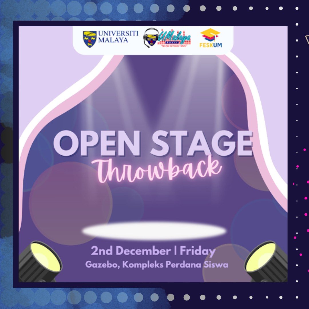 feskum's tweet photo. 【𝐓𝐇𝐀𝐍𝐊 𝐘𝐎𝐔!】

From 26th November to 2nd December 2022, UMalaya Radio was honoured to be working with FESKUM as a media partner 🤩🥳

Despite everyone's hectic schedule, we all worked hard in covering most of the events and activities held during the one week https://t.co/WEvYj0wiCS