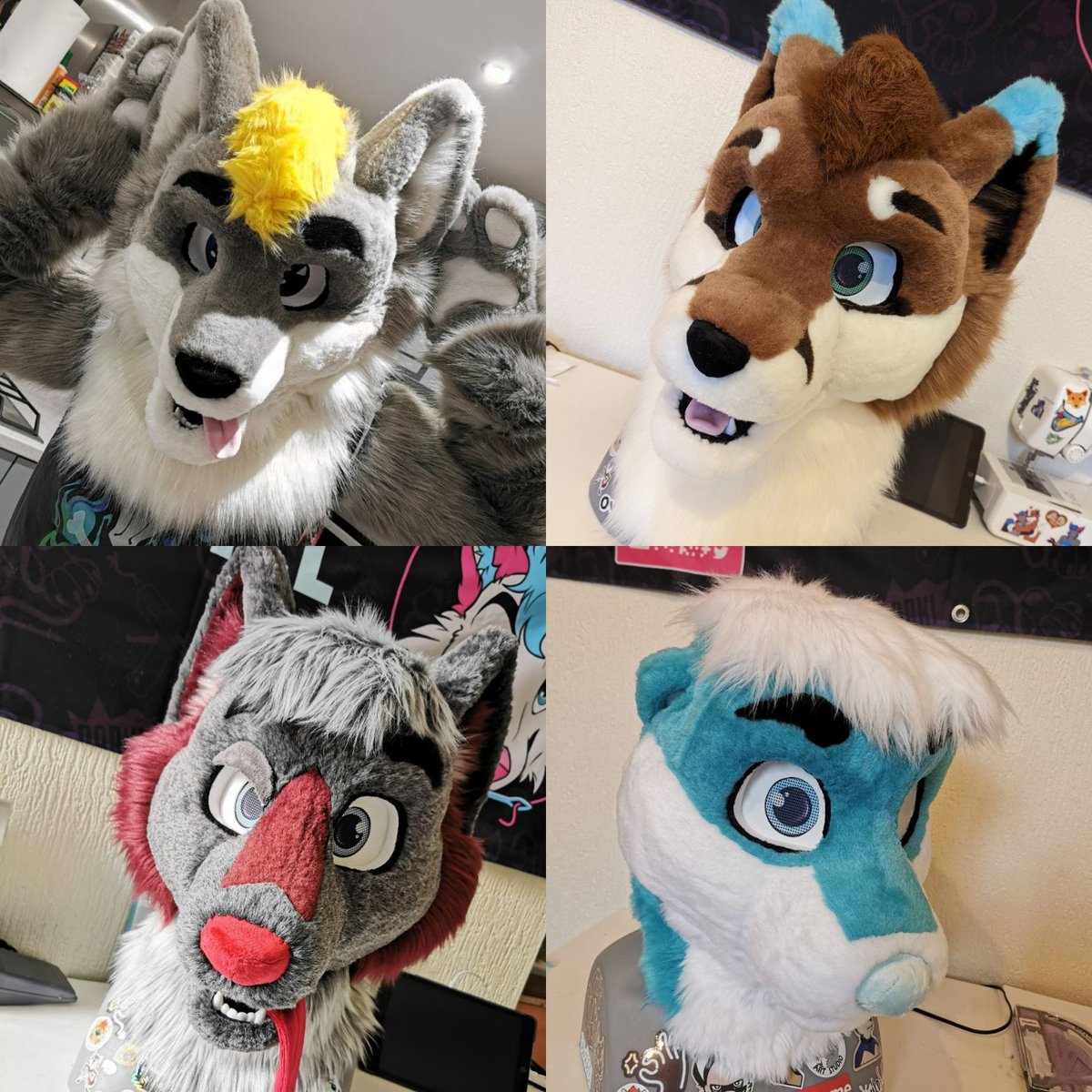 BuiltByAxel's tweet photo. Before the year end I wanna finally do my Built By Axel class of 2022 pic
Fursuit Head edition!
In order of completion:
1st: @Welsh_Folf99
2nd: @OfficialTealFox
3rd: @Avardus
4th: @DimiOtter
Here's to many more in 2023 ❤️
#smallmakersunday #FSR https://t.co/H8ecBbOalW