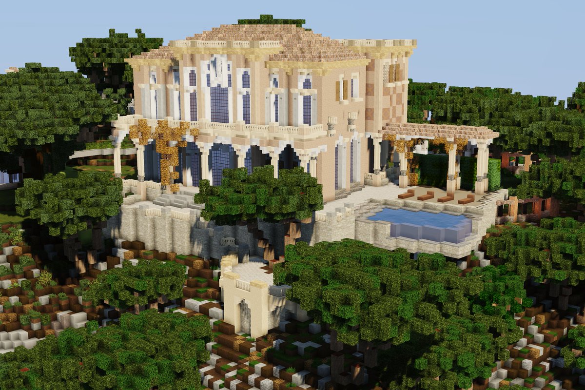 Mansion inspired by venetian en Roman architecture
Made on <a href="/amberstone_fr/">Amberstone</a>