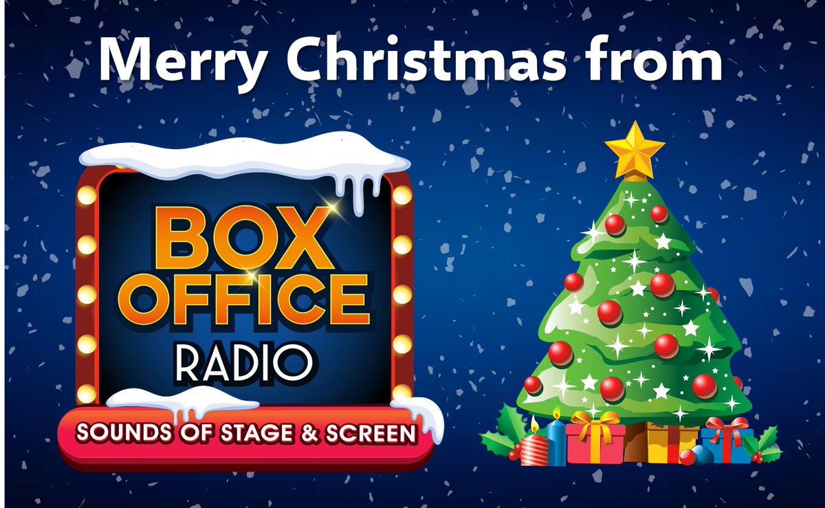 BoxOfficeRadio's tweet photo. Wishing all our lovely listeners a very Merry Christmas! May your day be filled with show tunes and joy! 🎅🏻🎄🎭 #boxofficeradio #merrychristmas https://t.co/DCkXirNGF4