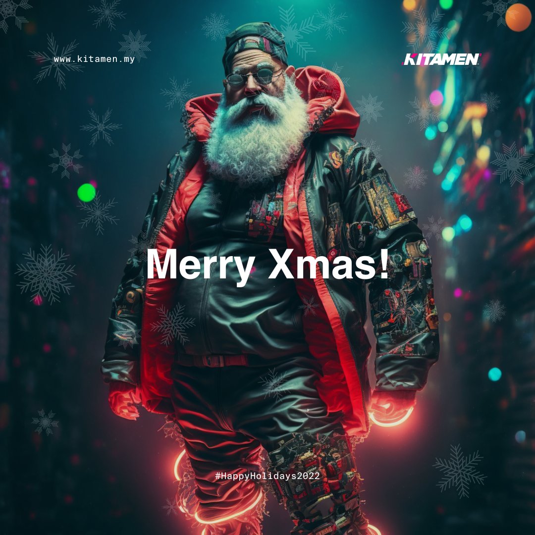 kitamenofficial's tweet photo. Merry Christmas, gamers! 

Wishing your holiday would be filled with epic battles, new high scores, and endless hours of gaming fun!

May the new year bring even more exciting adventures and challenges for you to conquer. 

Happy holidays from all of us at KITAMEN.
_
#kitamen https://t.co/DIA16GeltR