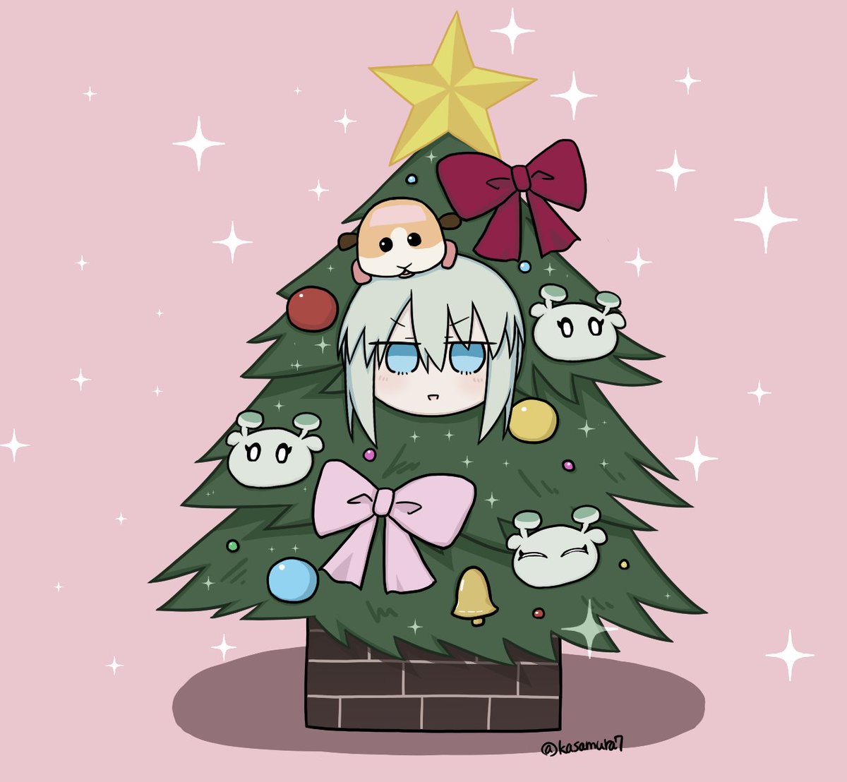 FGO「クリスマスなモルガンさん#FGO 」|ティブ男のイラスト