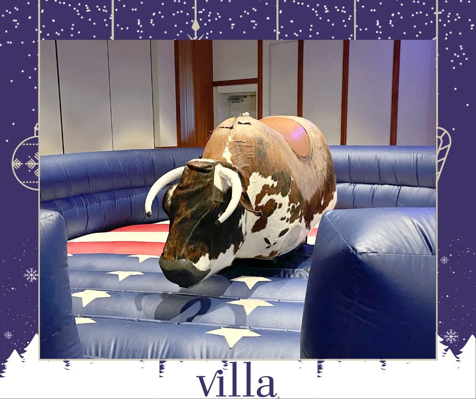 VillaHealthCorp's tweet photo. No one throws a #HolidayParty like #Villa! 🎉🎁
We had over 500 #VillaTeam #members at our annual #Villapalooza at @Burton_Manor! 🤩🥳
The evening featured a packed #dance floor, exciting #prizes, & #bullrides! 💃🏻🏆🐂
#Villa #WeMakePeopleBetter #HappyHolidays
#holiday #party https://t.co/1IY1kSU8ZI