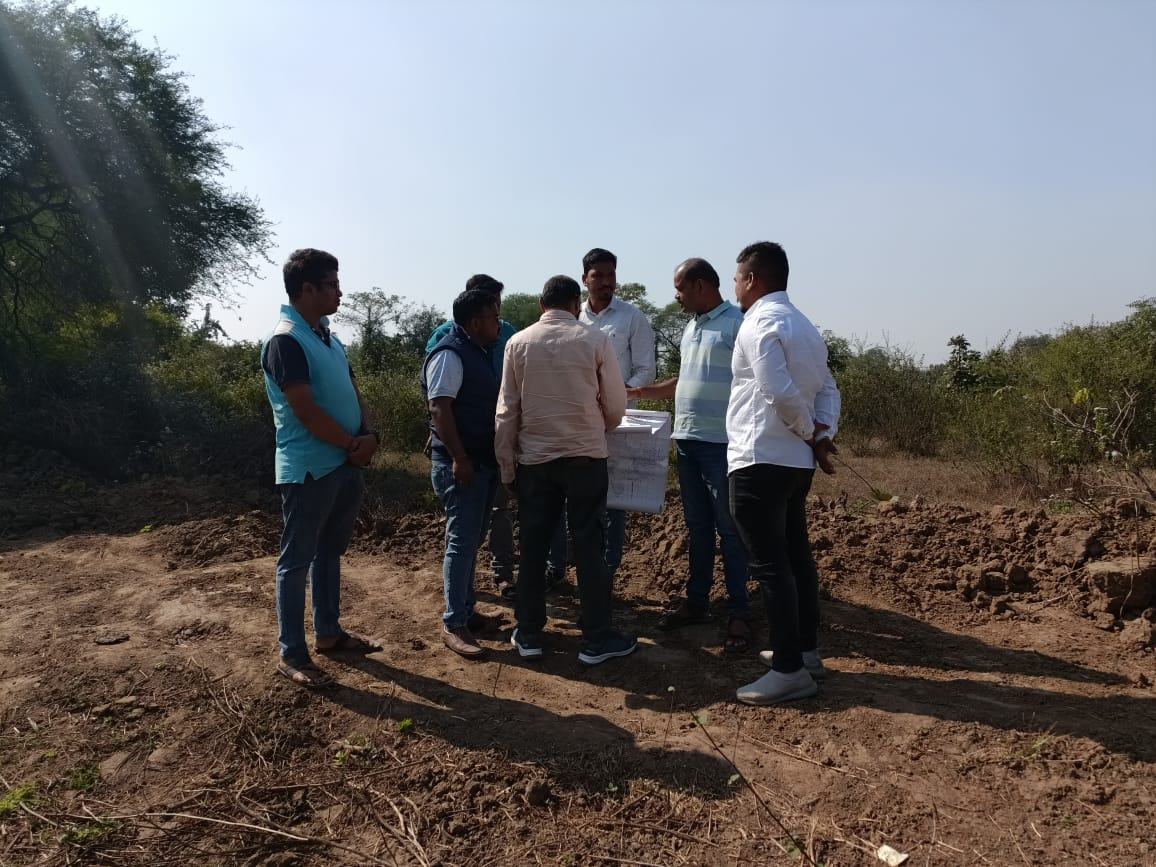 Joint enforcement of tahasil and municipality at Angul municipality area for protection of govt land .more than 12 acre vacant govt land found.