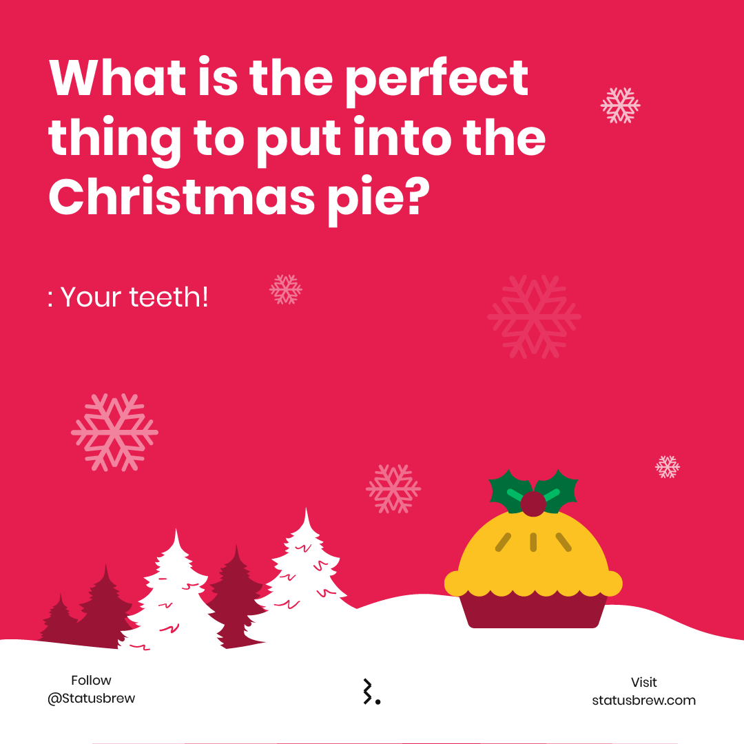 Statusbrew's tweet photo. 'tis the season โ๏ธ
to be jolly ๐ค
And here are some jolly riddles to brighten your spirits! ๐ซ
Christmas Vibes Only ๐
๐ป๐
.
.
.
#Christmas #ChristmasRiddles #Riddles https://t.co/nHvfuFoKkD