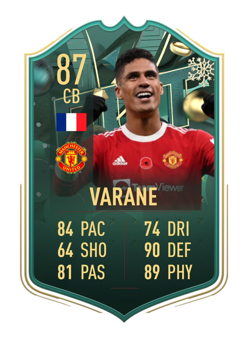 Fut23Cards's tweet photo. Varane winter wild card
#fut23 #fut23leaks #varane #WinterWildcards https://t.co/IMfTr5bZL7