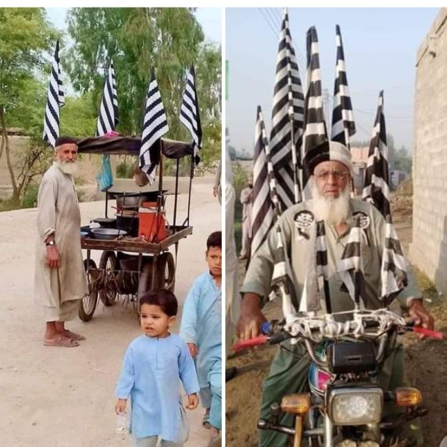 #ہاے_________ماشاءاللہ 

ہم دین محمدﷺکا یوں ڈنکا بجائیں گے۔❤

یہ پرچم نبوی ہم ہرجالہرائیں گے۔✌💖