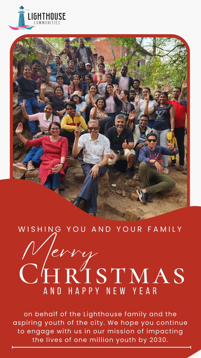 We hope your Christmas is as bright, happy, and merry as you make it for us. Wishing you and your family a Merry Christmas and a prosperous new year on behalf of the Lighthouse family.
#lighthouse #lighthousecommunitiesfoundation #empoweringyouth #YouthOfIndia #christmas2022