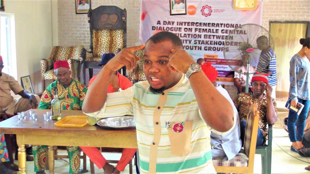 chimaobi_iwuji's tweet photo. FGM/C
Female genital mutilation / cutting has been going in our societies for ages, with no benefit other than pain and suffering for the girl child and families involved as the case maybe. It’s up to us youths to help eradicate this culture . https://t.co/tzF2DgJlvt