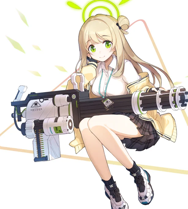 ブルーアーカイブのノノミちゃんのイラストです 