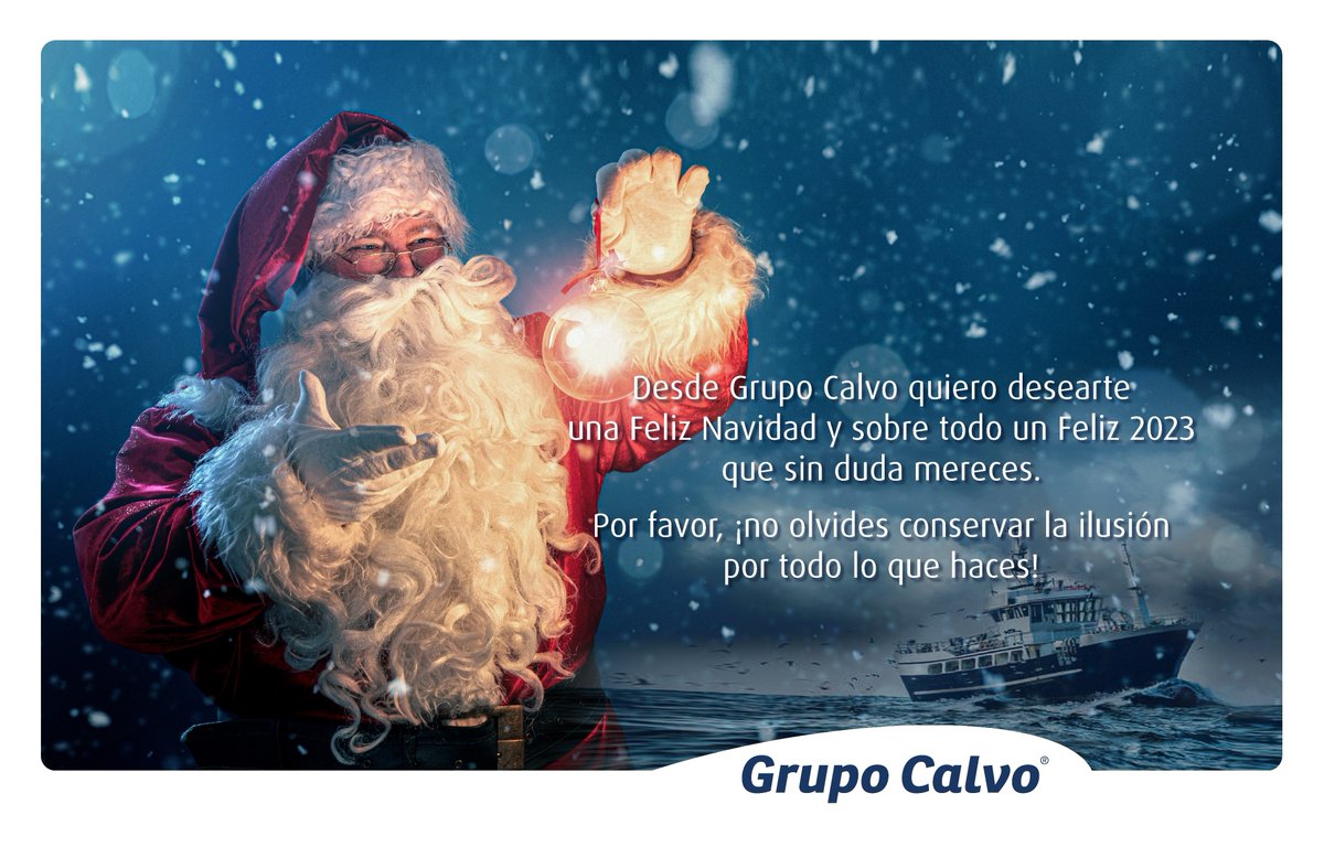 🎄 ¡Desde #GrupoCalvo, os deseamos una Feliz Navidad y próspero Año Nuevo!

Ahora toca desconectar, disfrutar de reuniones más importantes, cumplir otros objetivos más personales y recargar pilas para un año lleno de ilusiones.