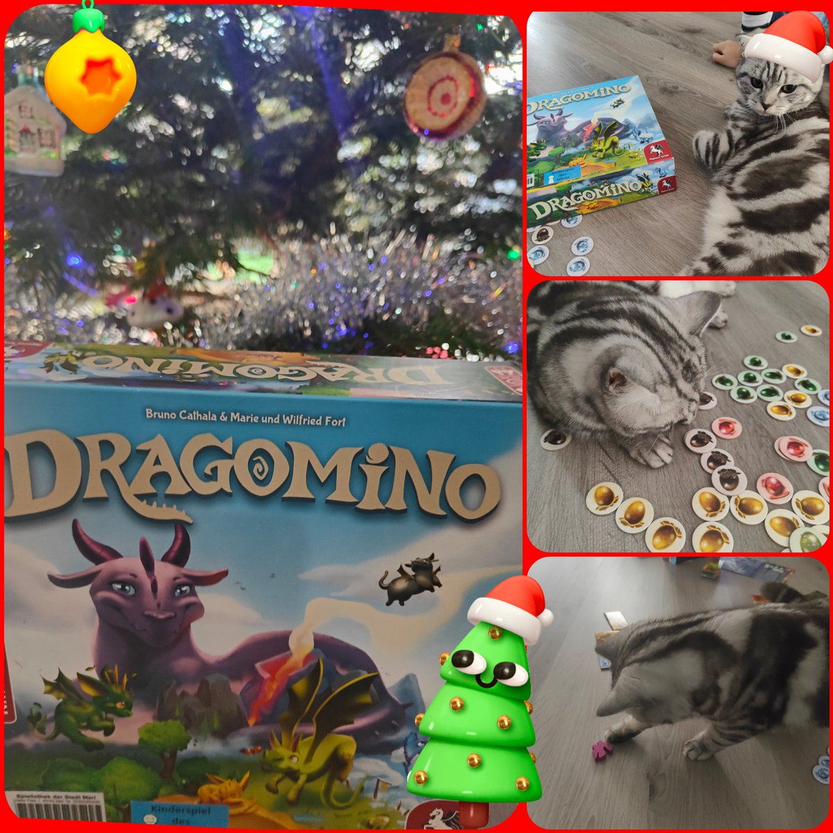 Gespielt wird heute trotzdem oder erst Recht 🤣😂🎄

Mit erhöhter Schwierigkeit 🐈‍⬛

#pegasus #kinderspiele #dragomino