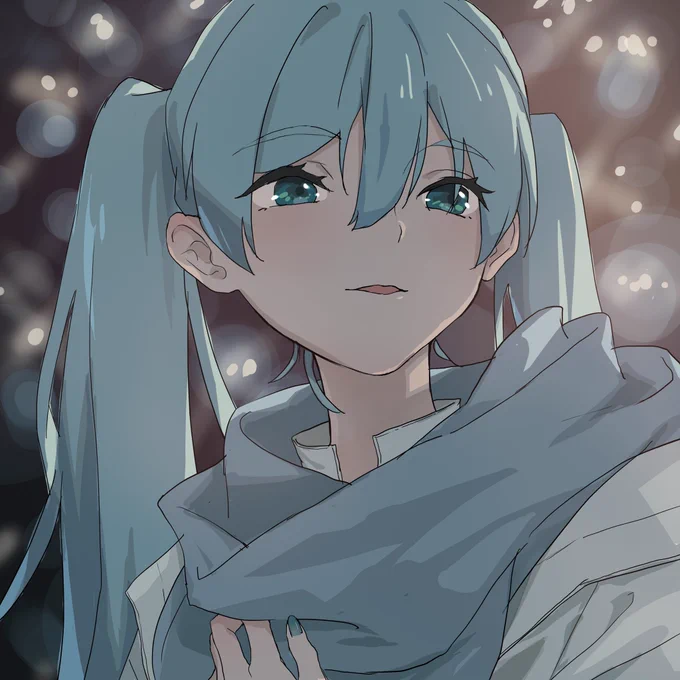 どんな想いも願いでも届けに行くから またね #初音ミク 