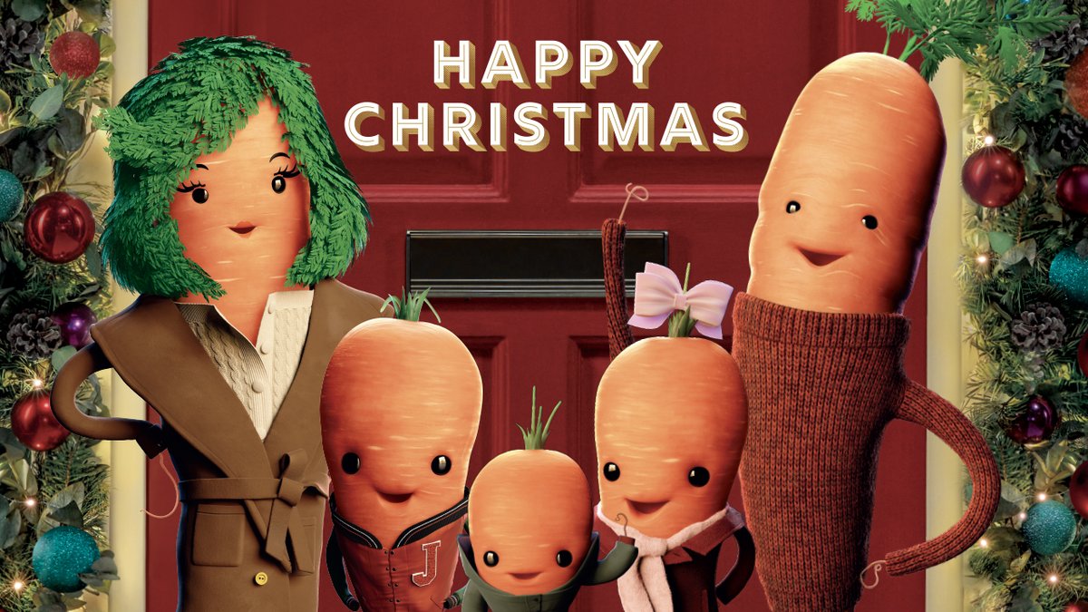 Wishing everyone a Happy Christmas from my family to yours. Logging off again now, ketchup soon x #KevinTheCarrot