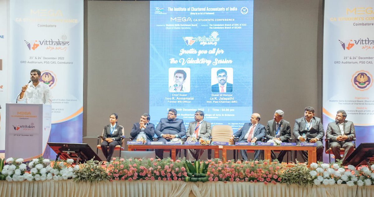 Ananda Priya. R on Twitter "RT annamalai_k At the Mega CA Students