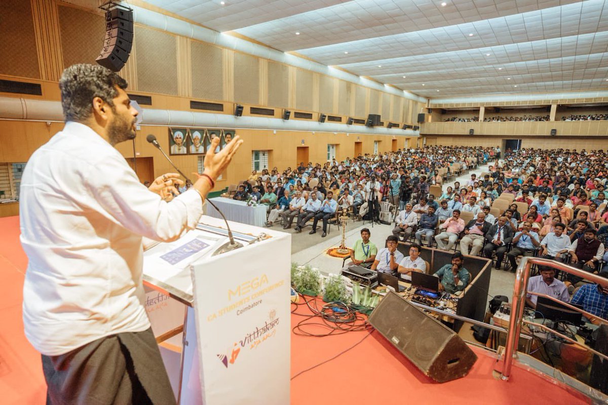 Ananda Priya. R on Twitter "RT annamalai_k At the Mega CA Students