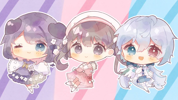 イラスト担当させて頂きました '-とっても可愛いお歌と動画なのでぜひたくさんお聞きください...! #なのはす #モカとラテアート #天シ絵  