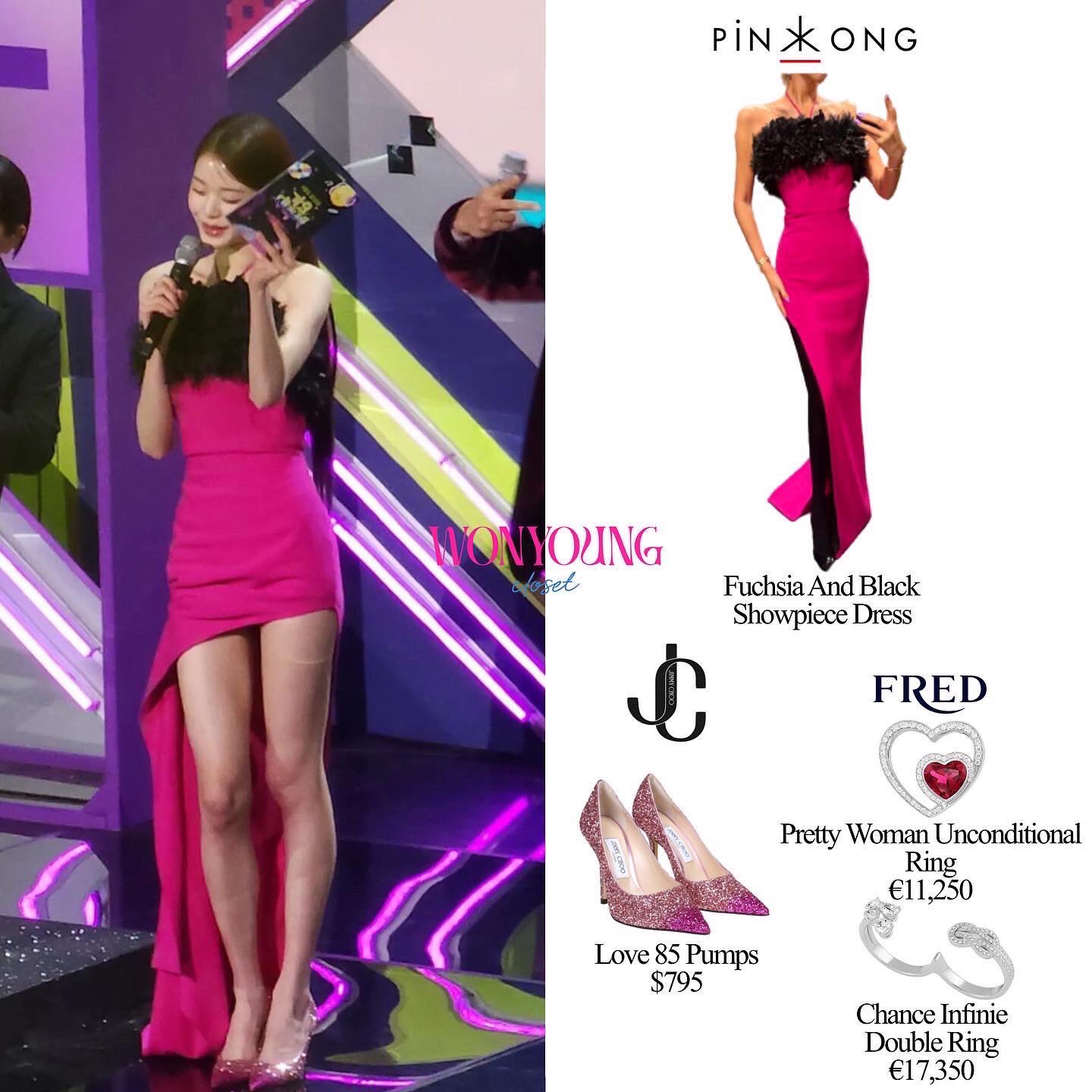 WONYOUNG'S STYLE🤍 on X: 221216 Wonyoung At KBS Gayo 2022 ————— She is  wearing Pinkong, Fred Jewelry, Jimmy Choo and Solace London ————— #WONYOUNG  #WONYOUNGIZONE #JANGWONYOUNG #WONYOUNGSTYLE #S