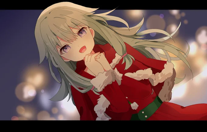 クリスマス絵何も用意してないので去年描いた寧々さん再掲～ 
