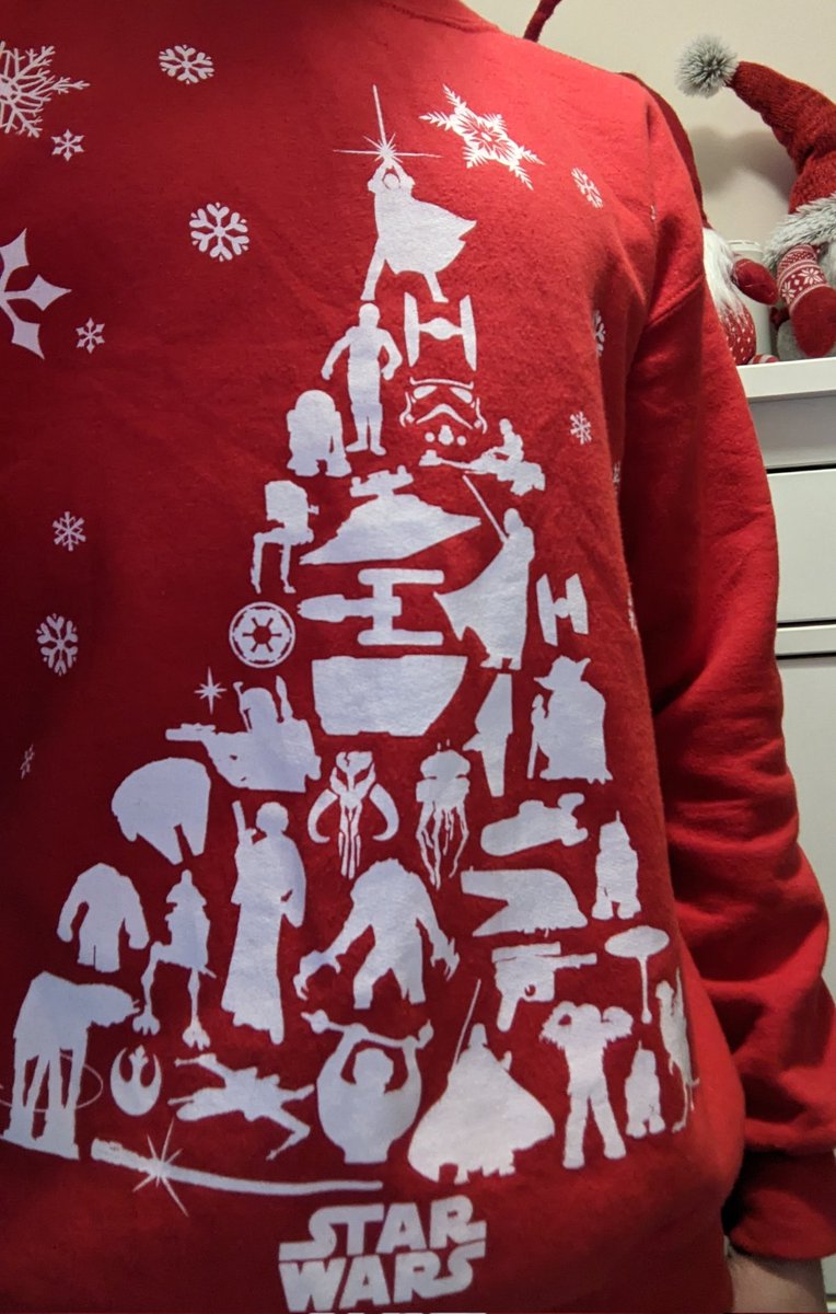 What's that? The greatest christmas jumper in the galaxy? Impressive. Most impressive! #christmasjumper #starwars