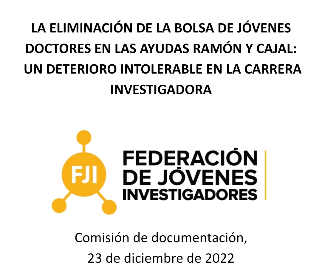 FJI-PRECARIAS (@fjiprecarios) on Twitter photo Hoy, 24 de diciembre se publican las bases de la convocatoria postdoctoral RyC.
Las ayudas Ramón y Cajal vuelven a cambiar sus criterios y desde <a href="/FJIprecarios/">FJI-PRECARIAS</a> no podemos permitir estos cambios que van a dejar en la estacada a muchos investigadores Hoy, 24 de diciembre se publican las bases de la convocatoria postdoctoral RyC.
Las ayudas Ramón y Cajal vuelven a cambiar sus criterios y desde <a href="/FJIprecarios/">FJI-PRECARIAS</a> no podemos permitir estos cambios que van a dejar en la estacada a muchos investigadores