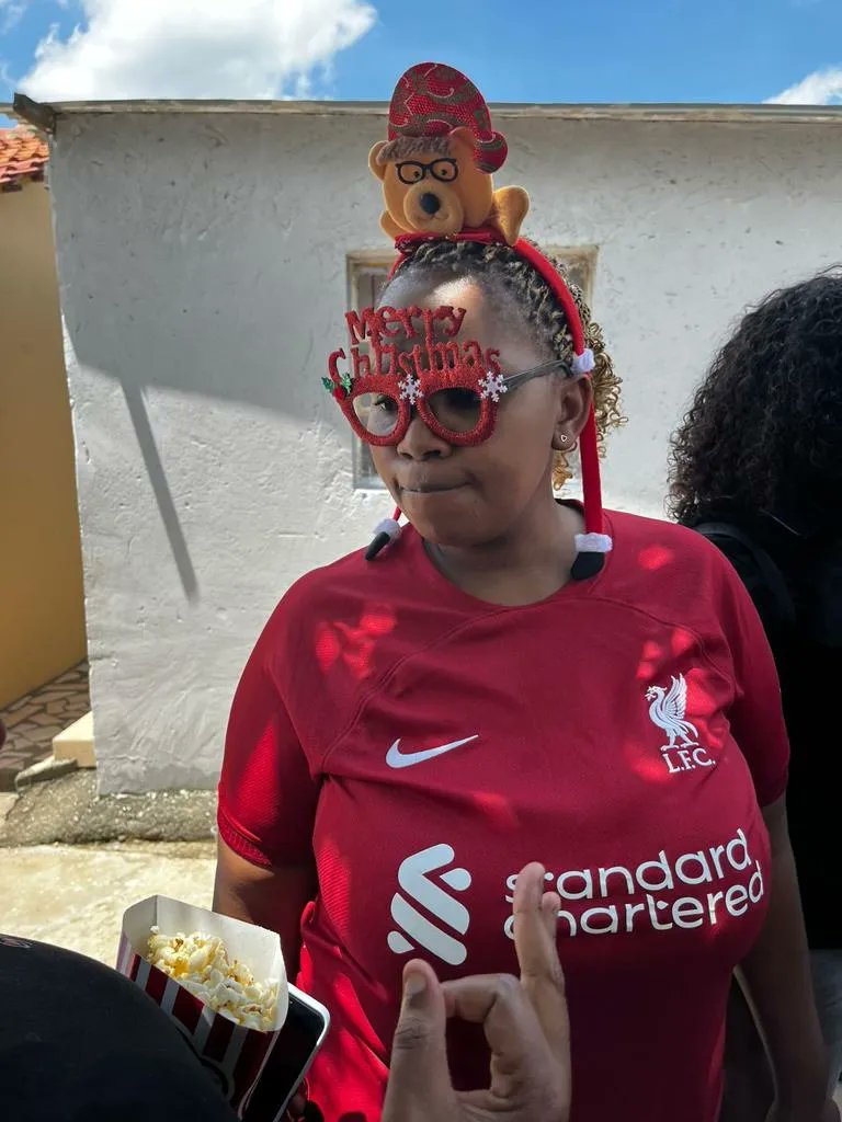 YOUFM898's tweet photo. #YOUCARES making Christmas special at Rakatane place of safety in Tlhabane. 
YOUFM team spread joy and happiness by hosting a Christmas party for the children. A fun-filled day with games, treats, a special lunch and Christmas gifts for each child. 
Wishing YOU a Merry Christmas https://t.co/mlIPTj7Pjy