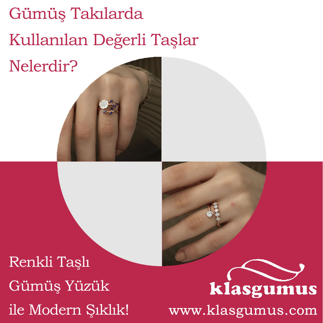 Gümüş Takılarda Kullanılan Değerli Taşlar Nelerdir?
Yanıtı, "Renkli Taşlı Gümüş Yüzük ile Modern Şıklık" başlıklı yazımızda.
Okumak için>>> bit.ly/3BYVLOb  İyi okumalar....👍
#gümüştakı 
#gümüşküpe 
#gümüşkolye 
#gümüşyüzük 
#gümüşbileklik 
#taşlıgümüşyüzük 
#klasgümüş
