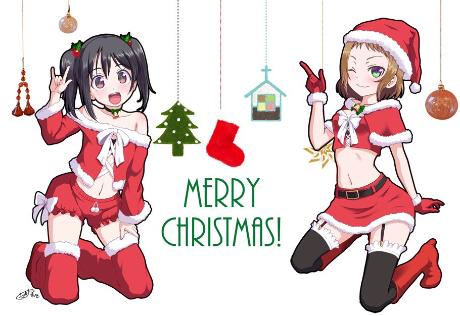 矢澤にこ 「クリスマスだし昔描いたツバにこでも置いときます…って8年前!?!? 」|志画内まいと@お助けマン2巻発売中のイラスト